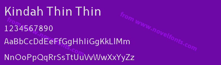 Kindah Thin ThinPreview Kindah Thin ThinPreview