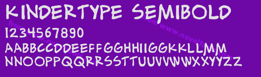 Kindertype SemiboldPreview Kindertype SemiboldPreview