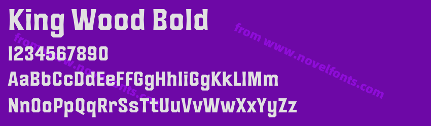 King Wood BoldPreview King Wood BoldPreview
