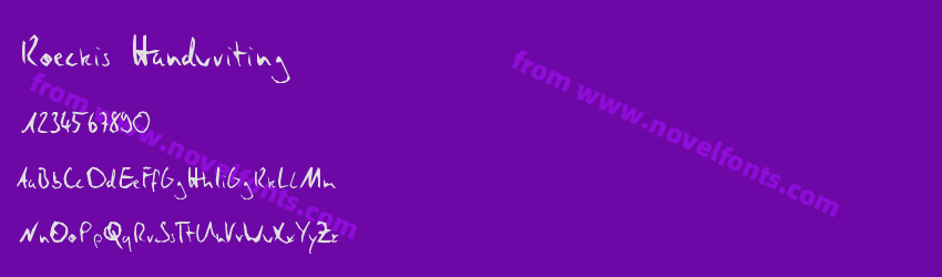 Koeckis HandwritingPreview Koeckis HandwritingPreview