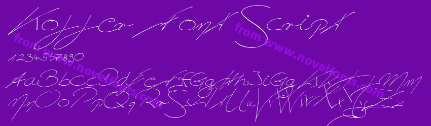 Koller Font ScriptPreview Koller Font ScriptPreview