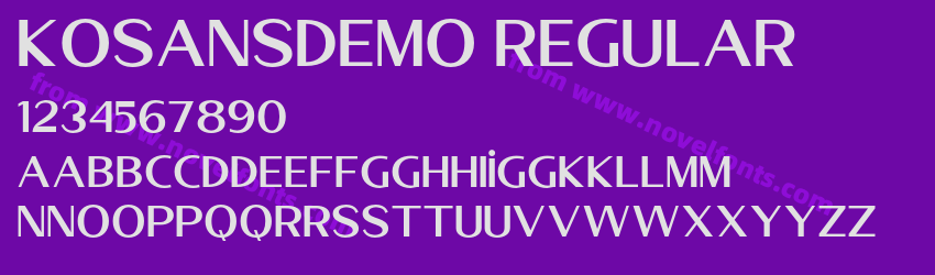 KosansDEMO RegularPreview