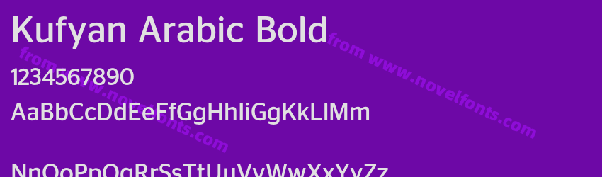 Kufyan Arabic BoldPreview Kufyan Arabic BoldPreview