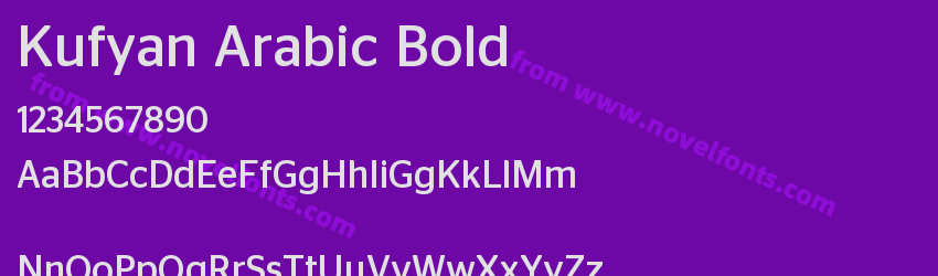Kufyan Arabic BoldPreview Kufyan Arabic BoldPreview