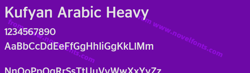 Kufyan Arabic HeavyPreview Kufyan Arabic HeavyPreview