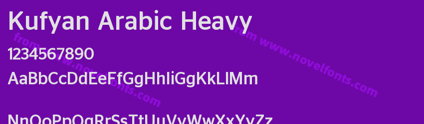 Kufyan Arabic HeavyPreview Kufyan Arabic HeavyPreview