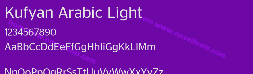 Kufyan Arabic LightPreview Kufyan Arabic LightPreview