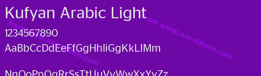 Kufyan Arabic LightPreview Kufyan Arabic LightPreview
