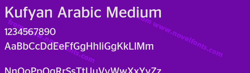 Kufyan Arabic MediumPreview Kufyan Arabic MediumPreview