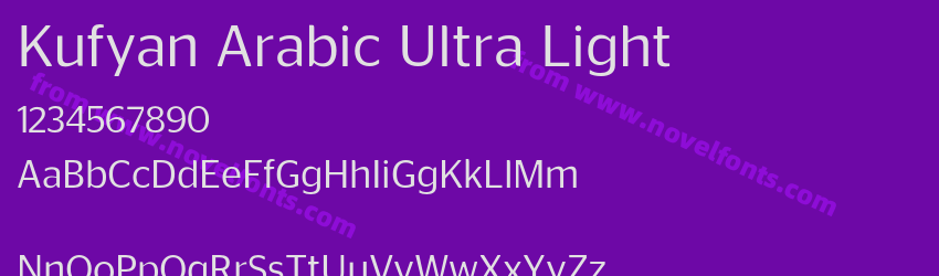 Kufyan Arabic Ultra LightPreview Kufyan Arabic Ultra LightPreview