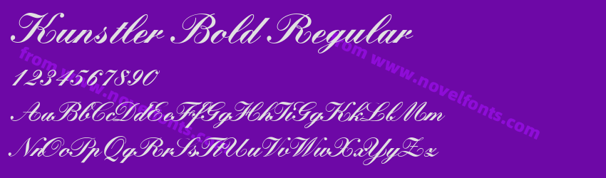 Kunstler Bold RegularPreview Kunstler Bold RegularPreview
