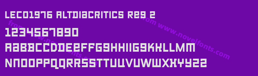 LECO1976 Altdiacritics Reg 2Preview LECO1976 Altdiacritics Reg 2Preview