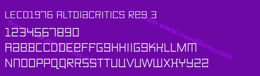 LECO1976 Altdiacritics Reg 3Preview LECO1976 Altdiacritics Reg 3Preview