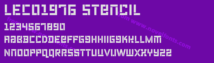 LECO1976 StencilPreview LECO1976 StencilPreview