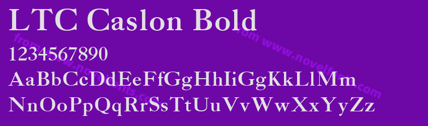LTC Caslon BoldPreview LTC Caslon BoldPreview