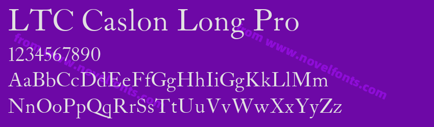 LTC Caslon Long ProPreview LTC Caslon Long ProPreview