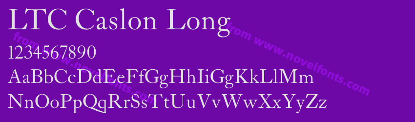 LTC Caslon LongPreview LTC Caslon LongPreview