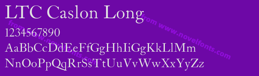 LTC Caslon LongPreview LTC Caslon LongPreview