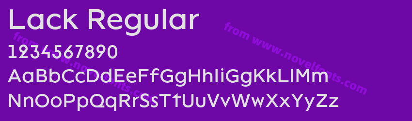 Lack RegularPreview Lack RegularPreview