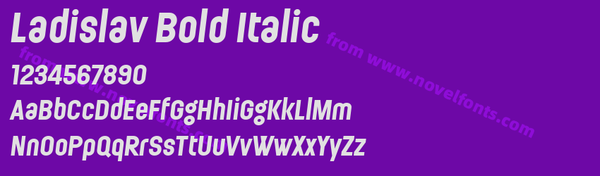 Ladislav Bold ItalicPreview Ladislav Bold ItalicPreview