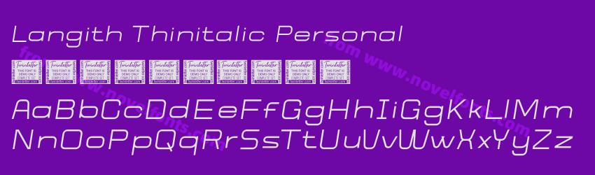 Langith Thinitalic PersonalPreview Langith Thinitalic PersonalPreview