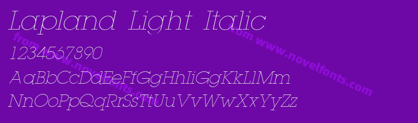 Lapland Light ItalicPreview Lapland Light ItalicPreview