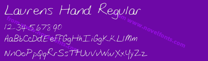 Laurens Hand RegularPreview