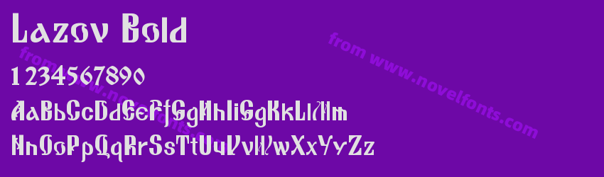 Lazov BoldPreview Lazov BoldPreview