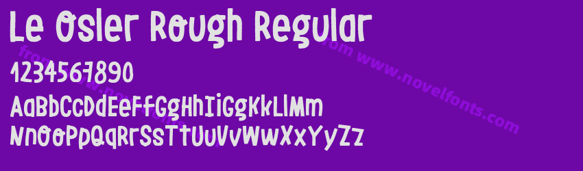 Le Osler Rough RegularPreview Le Osler Rough RegularPreview