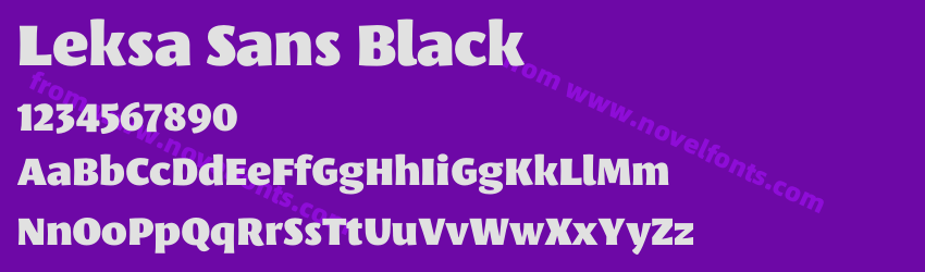 Leksa Sans BlackPreview Leksa Sans BlackPreview