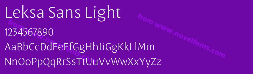 Leksa Sans LightPreview Leksa Sans LightPreview