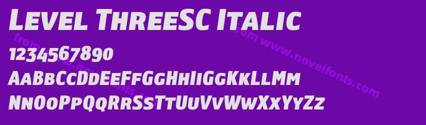 Level ThreeSC ItalicPreview Level ThreeSC ItalicPreview