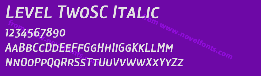 Level TwoSC ItalicPreview Level TwoSC ItalicPreview