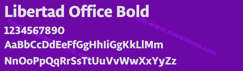 Libertad Office BoldPreview Libertad Office BoldPreview