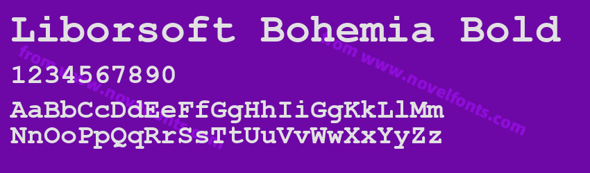Liborsoft Bohemia BoldPreview Liborsoft Bohemia BoldPreview