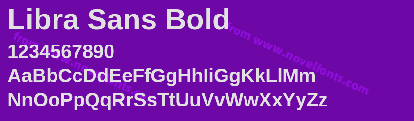 Libra Sans BoldPreview Libra Sans BoldPreview