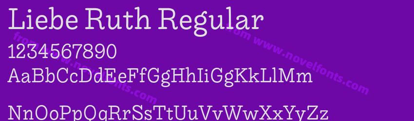 Liebe Ruth RegularPreview Liebe Ruth RegularPreview