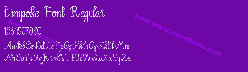 Limpoke Font RegularPreview Limpoke Font RegularPreview