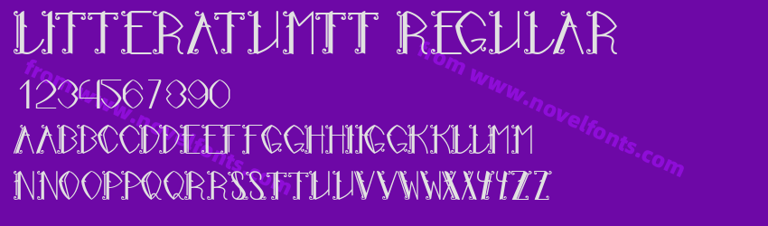 LitteratumTT RegularPreview LitteratumTT RegularPreview