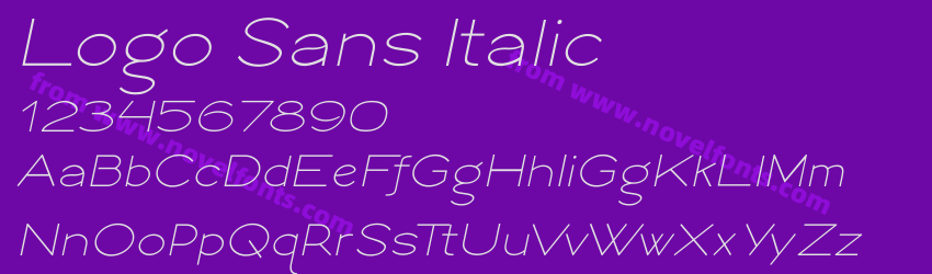 Logo Sans ItalicPreview Logo Sans ItalicPreview