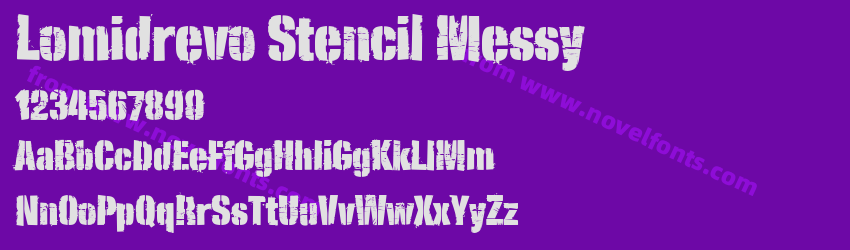 Lomidrevo Stencil MessyPreview Lomidrevo Stencil MessyPreview
