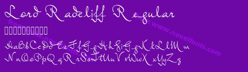 Lord Radcliff RegularPreview Lord Radcliff RegularPreview