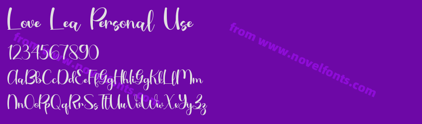 Love Lea Personal UsePreview Love Lea Personal UsePreview