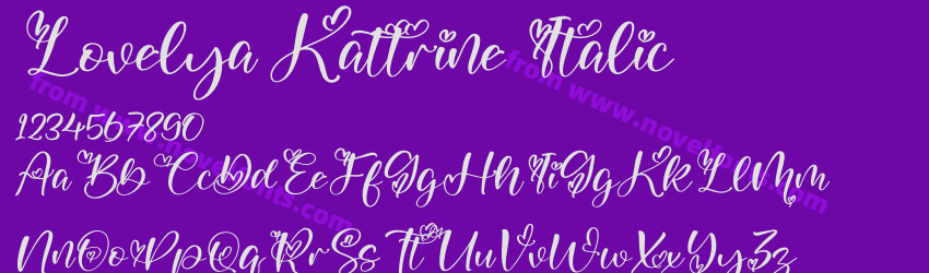 Lovelya Kattrine ItalicPreview Lovelya Kattrine ItalicPreview