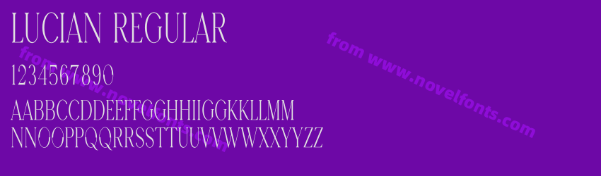 Lucian RegularPreview Lucian RegularPreview