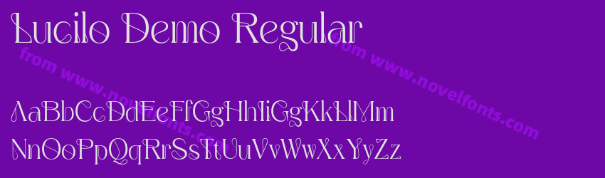 Lucilo Demo RegularPreview Lucilo Demo RegularPreview