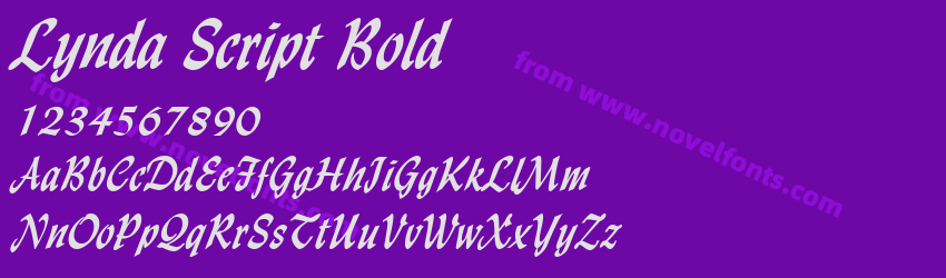Lynda Script BoldPreview Lynda Script BoldPreview