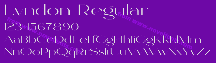 Lyndon RegularPreview Lyndon RegularPreview