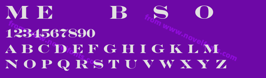 M Engravers Bold Size OnePreview M Engravers Bold Size OnePreview