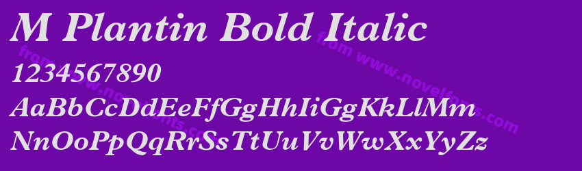 M Plantin Bold ItalicPreview M Plantin Bold ItalicPreview